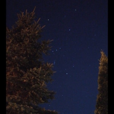 Orion by Andrew Symes. Settings: Stars mode
