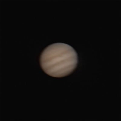 Jupiter by Chris Becke. Settings: Taken through telescope and edited