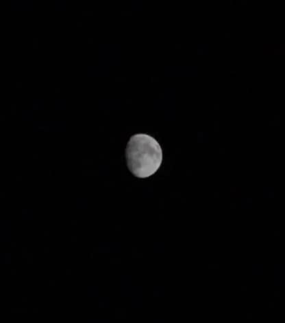 Photo of the moon, it looks bigger