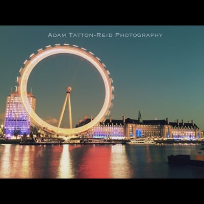 London Eye by Adam Tatton-Reid Photography. Settings: Light Trails mode