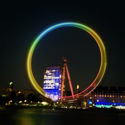 London Eye by Stephen Quayle. Settings: Long Exposure mode