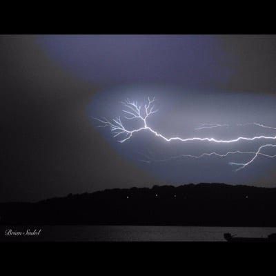 Lightning by Brian Sudol. Settings: Light Trails mode