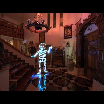 Skeleton by Rob Layton. Settings: Light Trails mode